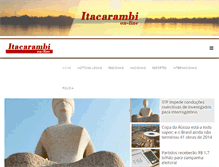 Tablet Screenshot of itacarambionline.com.br